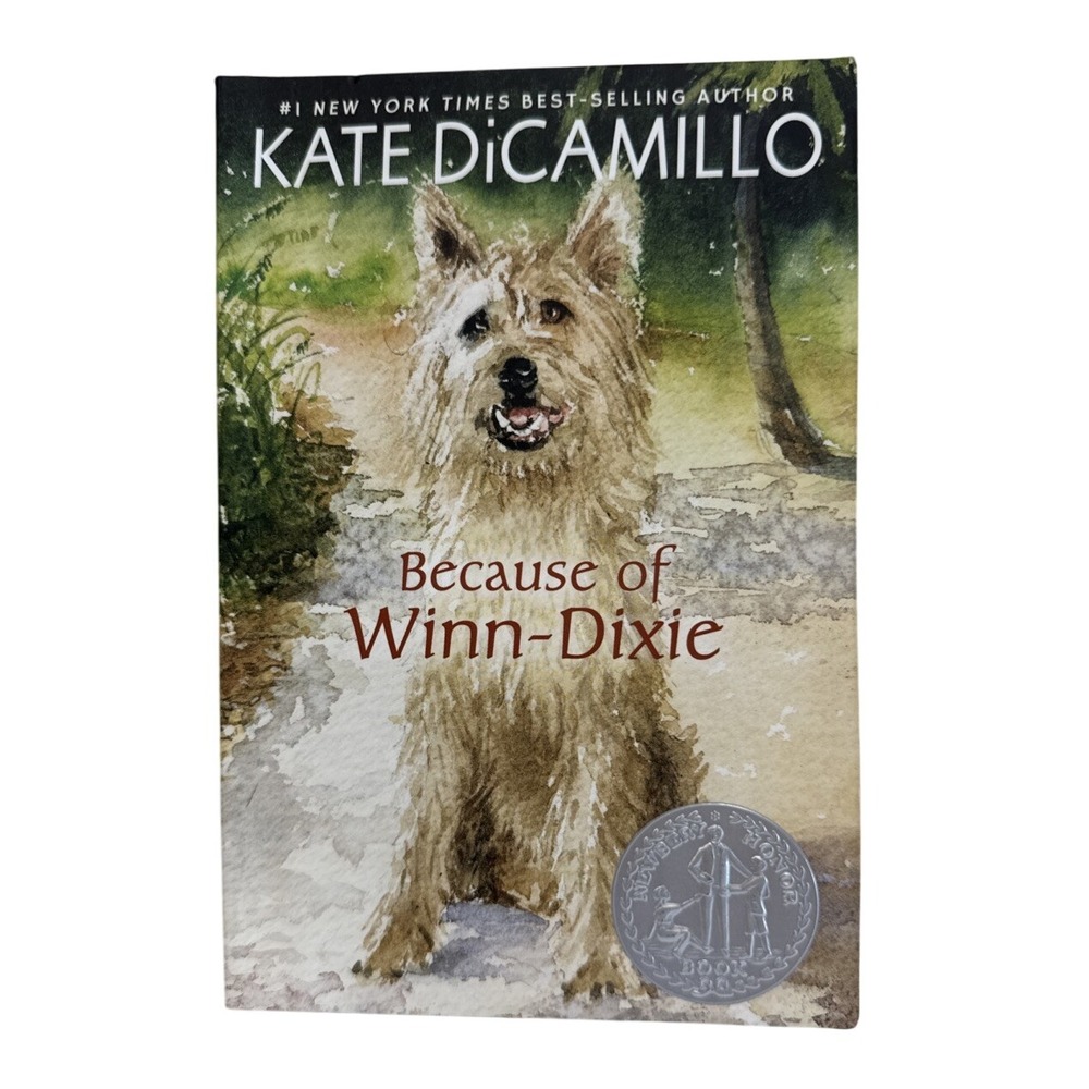 Because of Winn Dixie By Kate DiCamillo Childrens Middle Grade Paperback‎ Book
